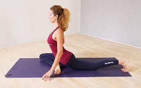 Pigeon Pose Yoga: Make tha lower part of tha body slim n' bangin