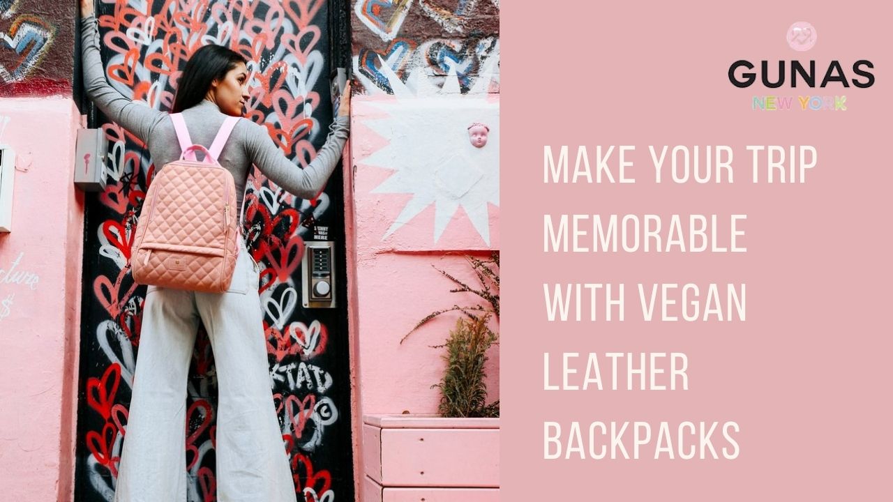 vegan leather backpacks