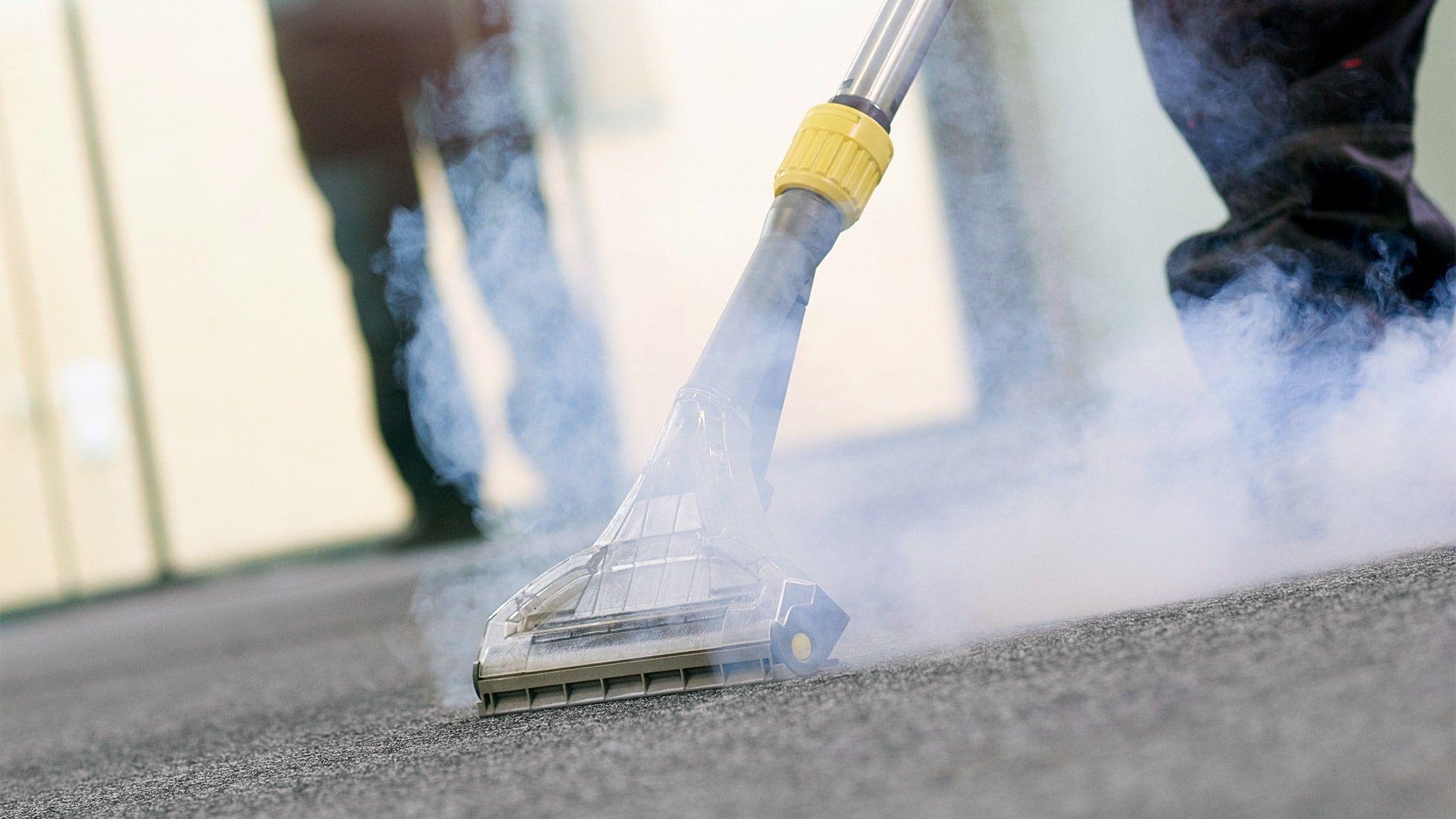 Steam carpet cleaning