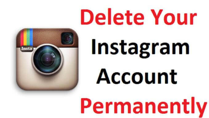 instagram account delete