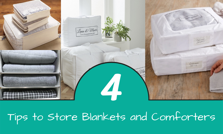 4 Tips to Store Blankets and Comforters