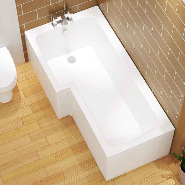 1500mm L Shaped Bath