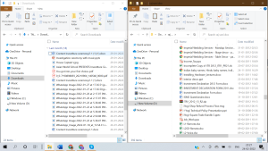 side-by-side comparison on windows explorer