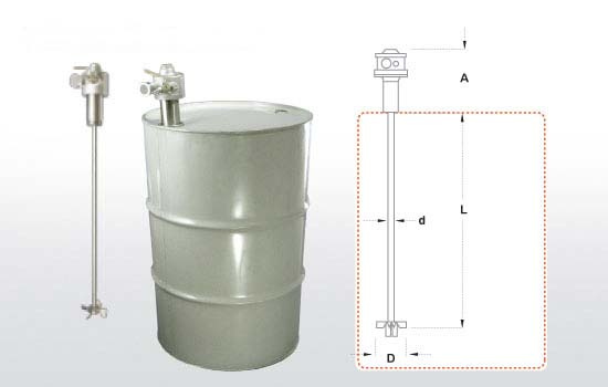 55 gallon drum mixer